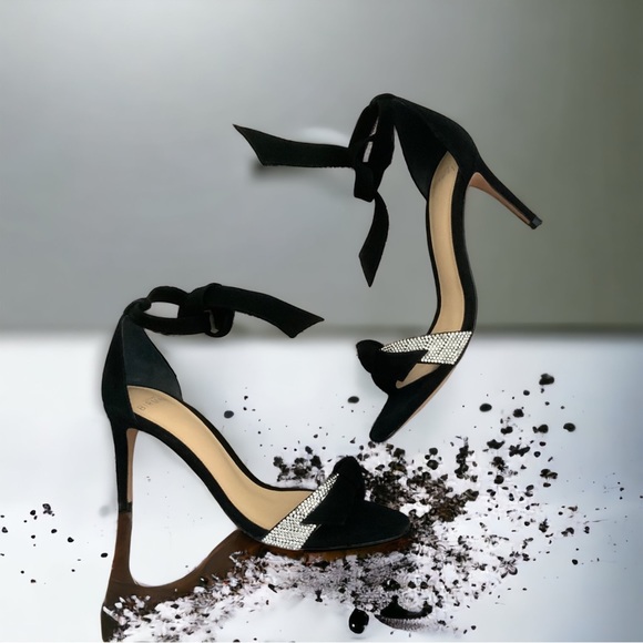NIB Alexandre Birman Clarita Crystal & Bow Sandal Heels Size 37 $625 - Picture 2 of 9